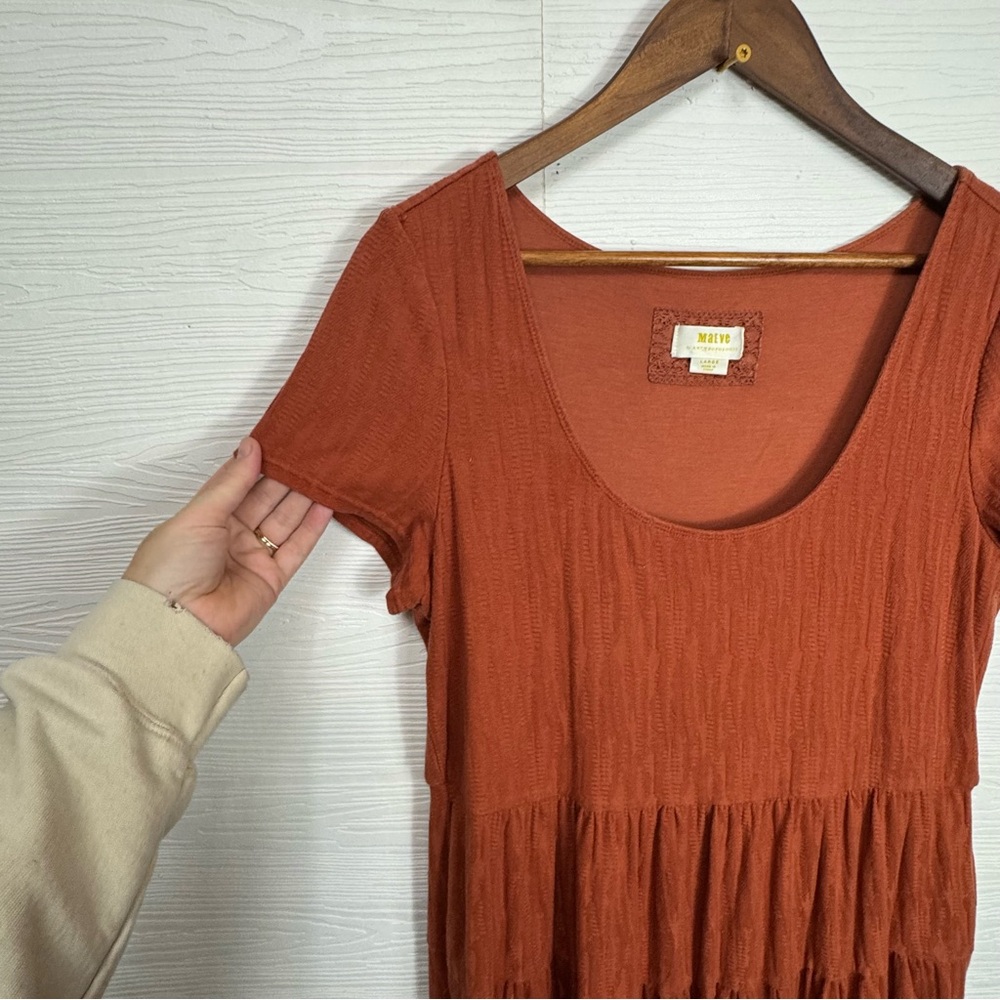 Maeve Gillian tiered short sleeve maxi dress - Picture 7 of 13